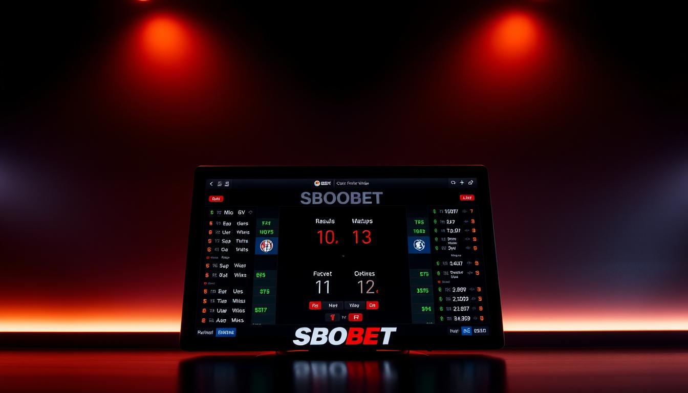 SBOBET online dengan hasil pertandingan real-time
